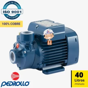 Electrobomba Pedrollo Periférica 0.5 HP PKM60 40L/min-38m