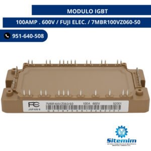MODULO IGBT 100AMP . 600V / FUJI ELEC. / 7MBR100VZ060-50