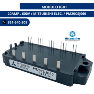 MODULO IGBT 20AMP . 600V / MITSUBISHI ELEC. / PM20CSJ060