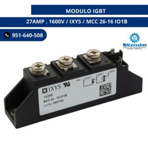MODULO IGBT 27AMP . 1600V / IXYS / MCC 26-16 IO1B