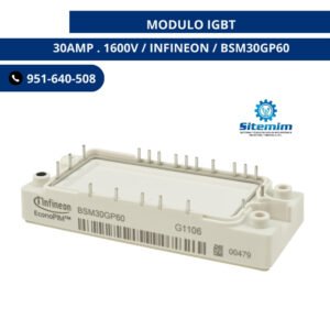 MODULO IGBT 30AMP . 1600V / INFINEON / BSM30GP60