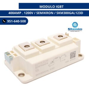 MODULO IGBT 400AMP . 1200V / SEMIKRON / SKM300GAL123D