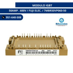 MODULO IGBT 50AMP . 600V / FUJI ELEC. / 7MBR50VP060-50