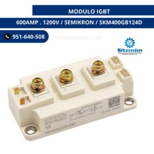 MODULO IGBT 600AMP . 1200V / SEMIKRON / SKM400GB124D