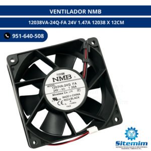 VENTILADOR NMB 12038VA-24Q-FA 24V 1.47A 12038 X 12CM