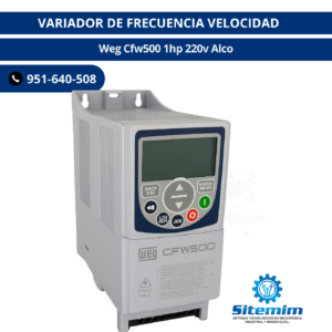VARIADOR DE FRECUENCIA VELOCIDAD / Weg Cfw500 1hp 220v Alco