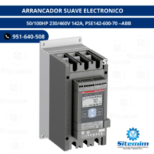 ARRANCADOR SUAVE ELECTRONICO / 50/100HP 230/460V 142A, PSE142-600-70 --ABB