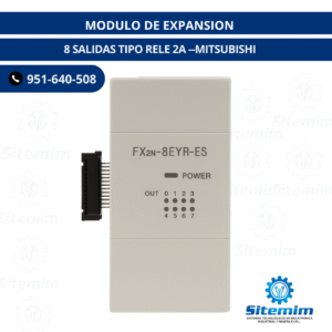 MODULO DE EXPANSION 8 SALIDAS TIPO RELE 2A MITSUBISHI