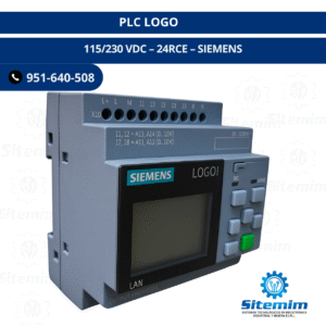 PLC LOGO 115/230 VDC – 24RCE – SIEMENS